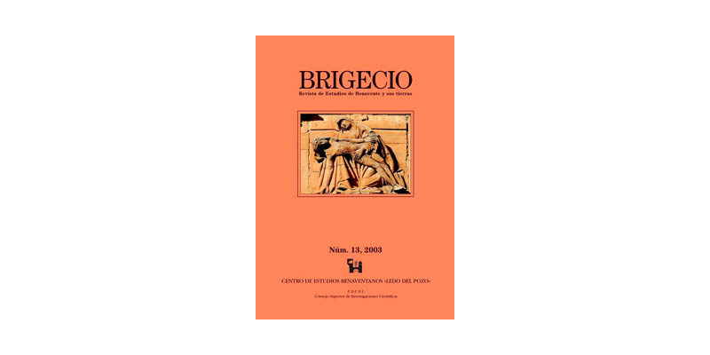 BRIGECIO. Revista de Estudios de Benavente y sus Tierras, 13 (2003)