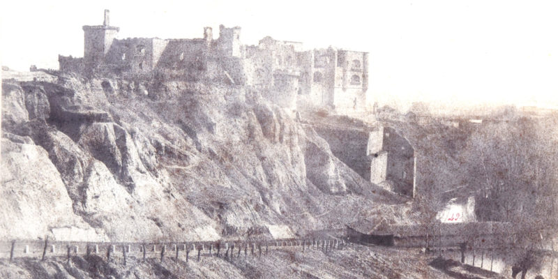 Castillo de Benavente. Charles Clifford 1854.