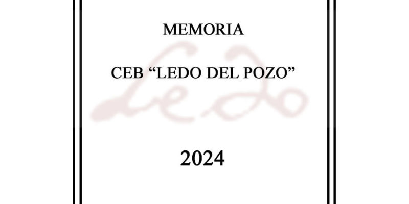 Memoria CEB Ledo del Pozo 2024