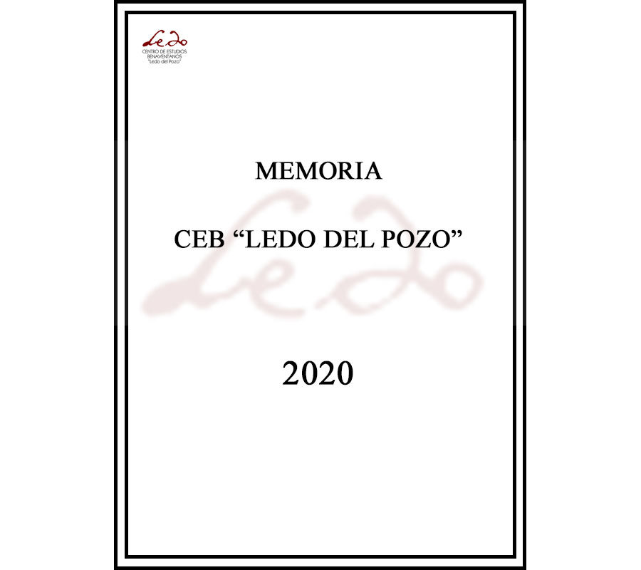 Memoria CEB Ledo del Pozo 2020